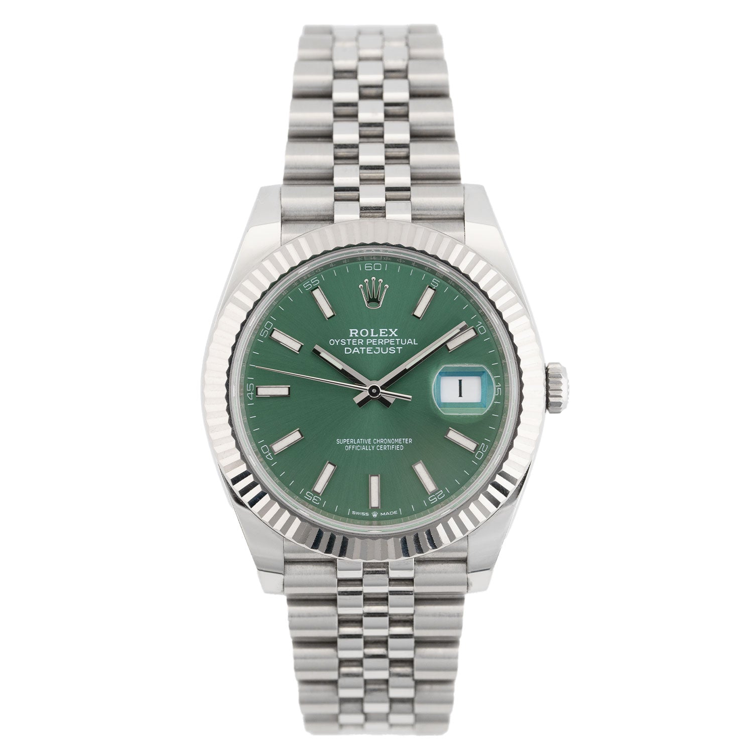 Datejust 41mm Mint Green Dial 2024 - 126334 – Marc Gebauer 