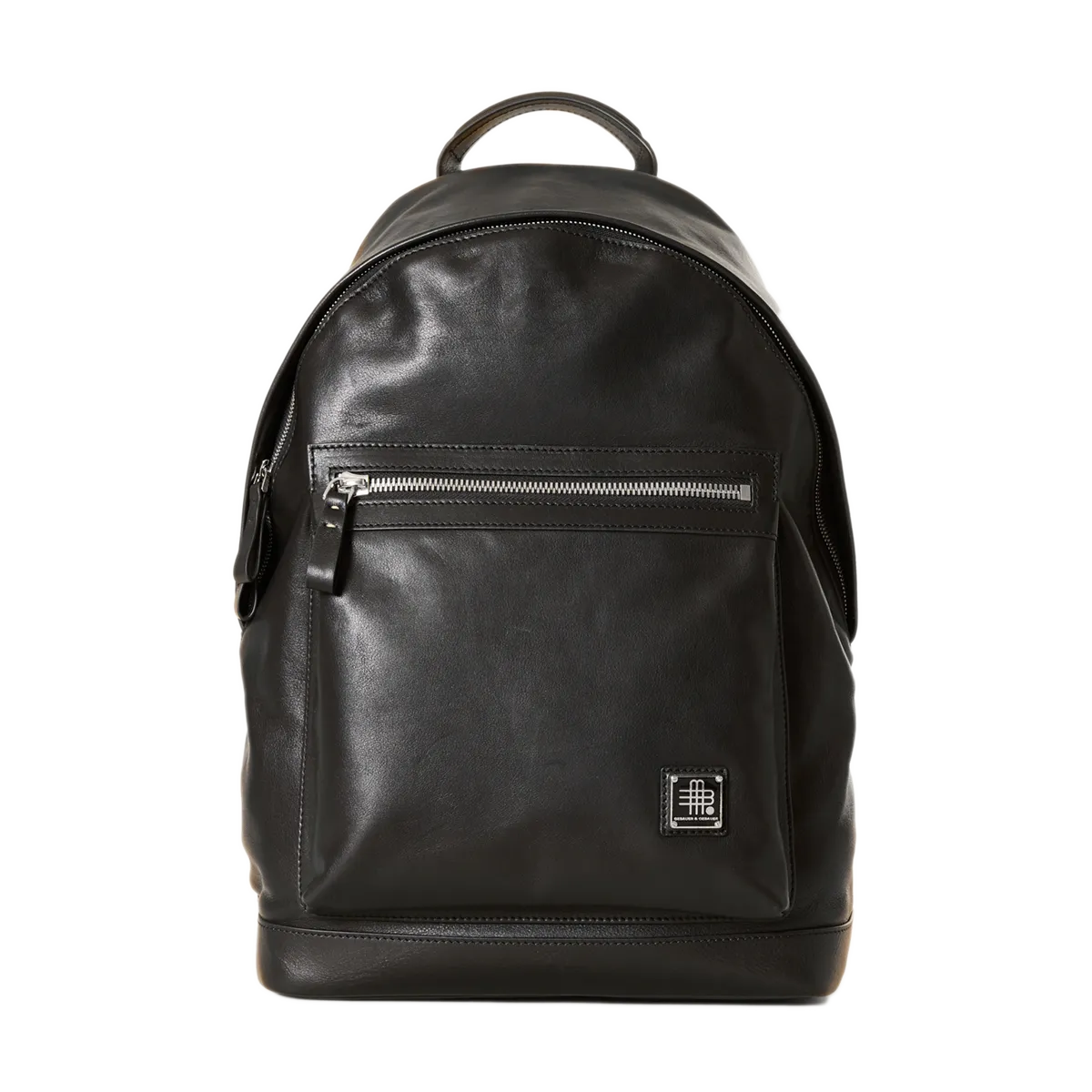 Black leather backpack purses online