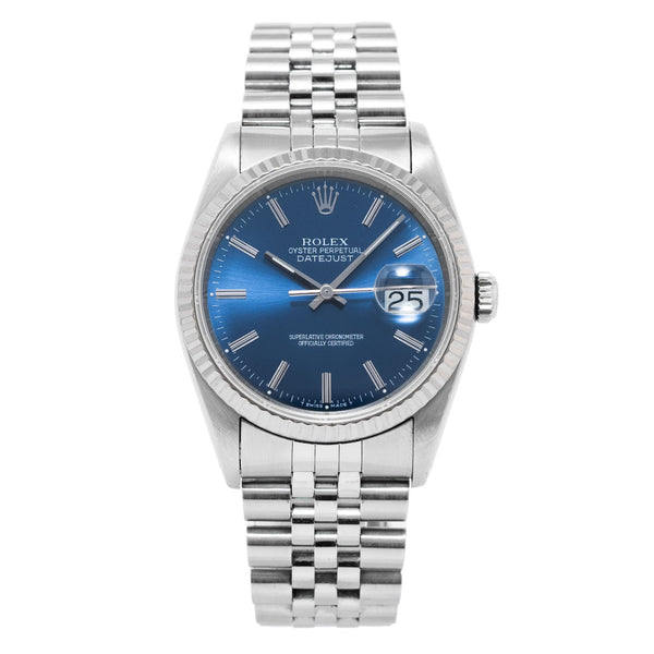 Datejust 36mm Blue Dial 1990 - 16234