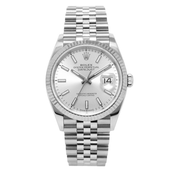 Datejust 36mm Silver Dial 2021 Full Set - 126234