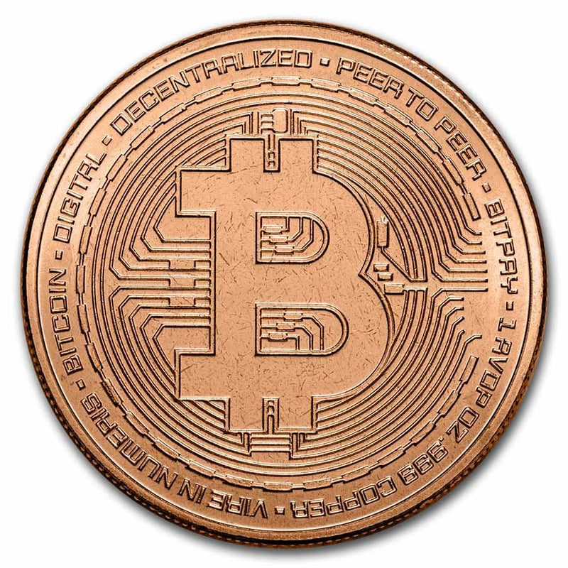 1 Unze Kupfer Bitcoin