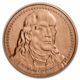1 Unze Kupfermünze Founders of Liberty: Franklin