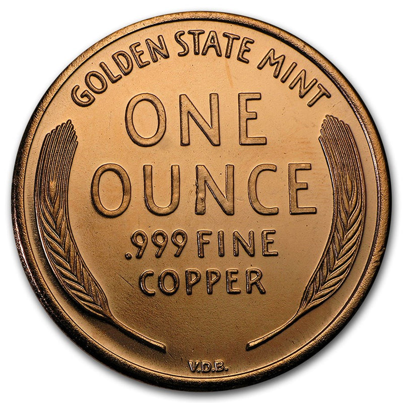 1 Unze Kupfermünze  - Lincoln Wheat Cent