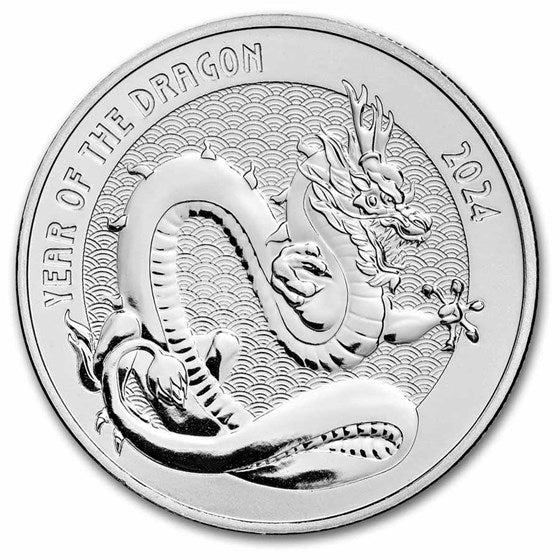 1 Unze Silber Münze - APMEX Year of the Dragon 2024 (Series 2)