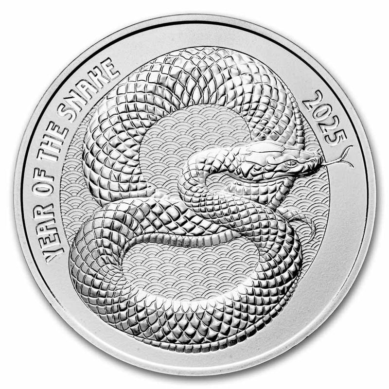 1 oz Silver Round - 2025 APMEX Year of the Snake (Series 2)