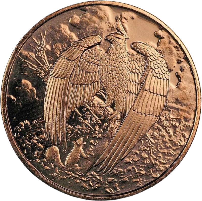 1 Unze Kupfermünze Der Große Adler