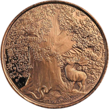 1 Unze Kupfermünze Der Große Adler