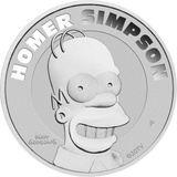 1 Unze Silber Homer Simpson 2022 (Auflage: 22.500)