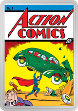 2 Unze Silber Superman Action Comix 2023 PP (Auflage: 1.000 | coloriert | Polierte Platte)