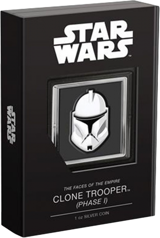 1 Unze Silber Clone Trooper Phase I 2022 PP (Auflage: 10.000 | coloriert | Polierte Platte | High Relief)