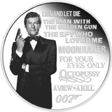 1 Unze Silber James Bond Roger Moore 2022 PP (Auflage: 5.000 | Polierte Platte)