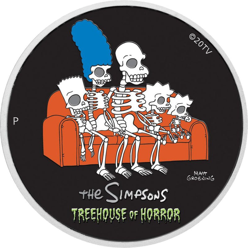 1 Unze Silber Simpsons – Treehouse of Horror 2022 (Auflage: 5.000 | Polierte Platte)