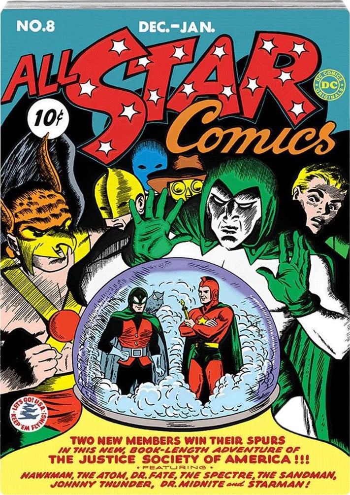 1 Unze Silber All Star Comics Comix 2023 PP (Auflage: 5.000 | coloriert | Polierte Platte)