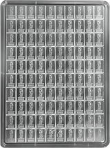 100 x 1 g Silber CombiCoin Münztafel