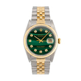 Datejust 36mm Malachite Diamond Dial 1989 - 16233