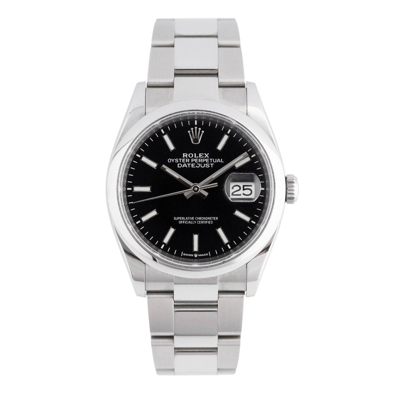 Datejust 36mm Black Dial 2018 Oyster - 126200