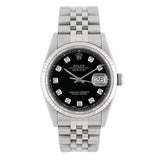 Datejust 36mm Black Diamond Dial 1991 - 16234