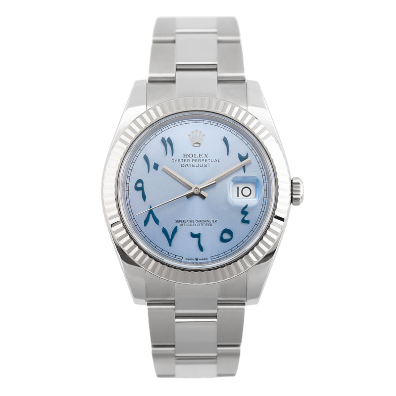 Datejust 41mm Ice Blue Arabic Dial 2021 Oyster - 126334