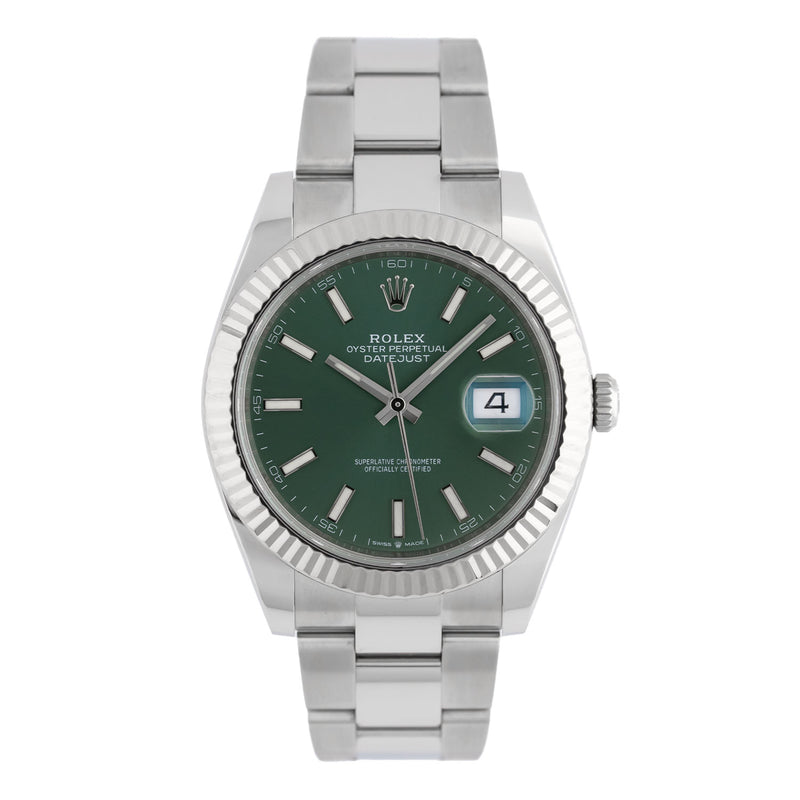 Datejust 41mm Mint Green Dial Oyster 2023 - 126334