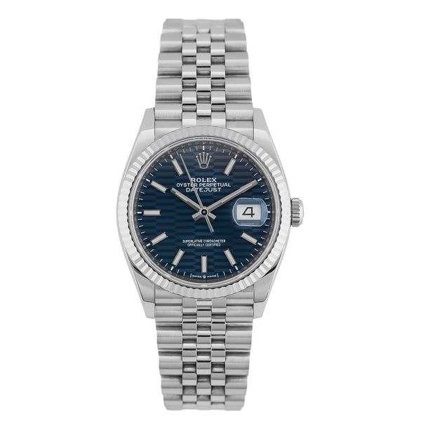 Datejust 36mm Blue Motif Dial 2021 Jubilee - 126234