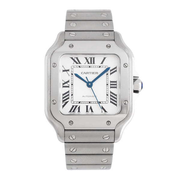 Santos Medium 35mm White Dial 2022 - WSSA0029