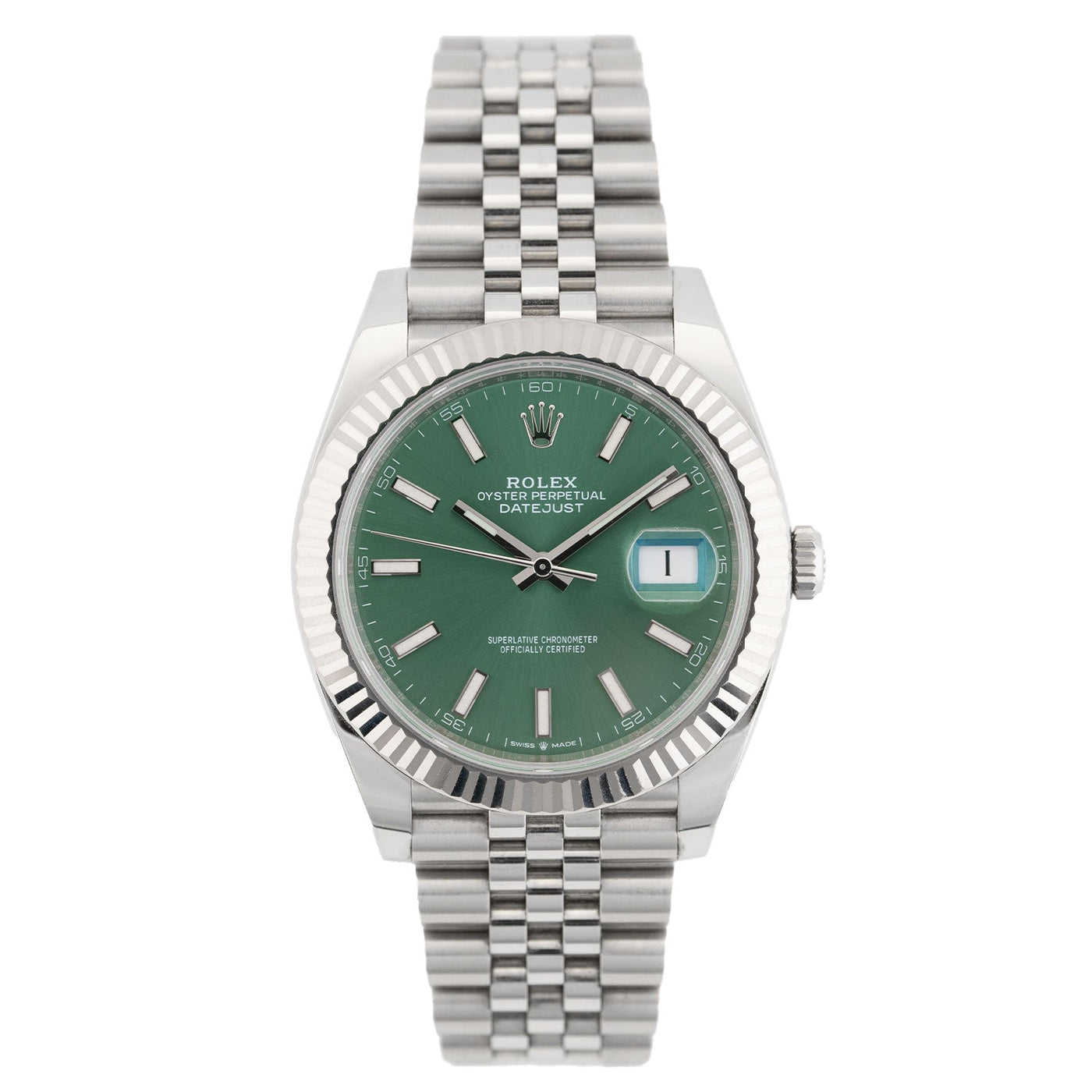 Datejust 41mm Mint Green Dial 2024 - 126334 – Marc Gebauer 