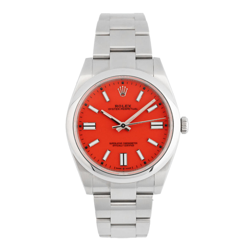 Oyster Perpetual 41mm Red Dial 2020 | 124300