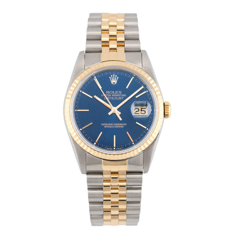 Datejust 36mm Blue Dial 1989 - 16233