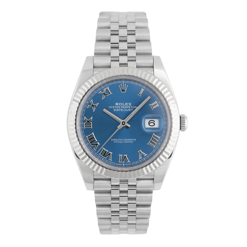 Datejust 41mm Azzurro Dial 2023 Jubilee - 126334