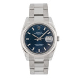 Oyster Perpetual Date Blue Dial - 115234