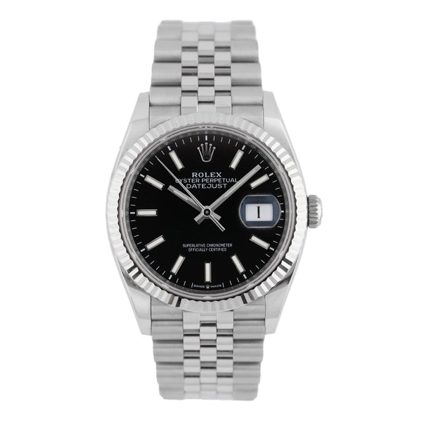 Datejust 36mm Black Dial 2023 Jubilee - 126234