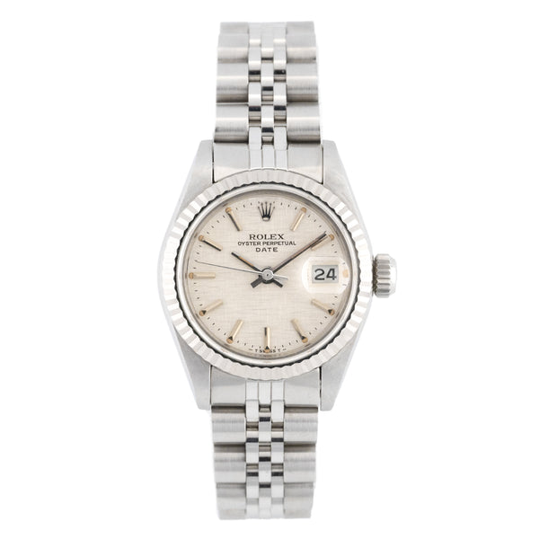 Lady Datejust 26mm Silver Linen Dial 1984 - 69174