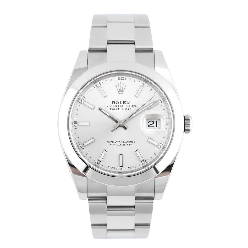 Datejust 41mm Silver Dial 2018 Oyster - 126300