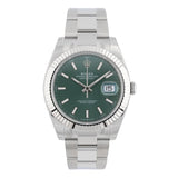 Datejust 41mm Green Dial 2024 Oyster Full Sticker - 126334