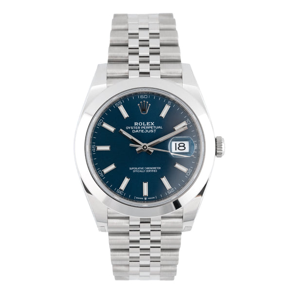 Datejust 41mm Blue Dial LC100 2021 - 126300