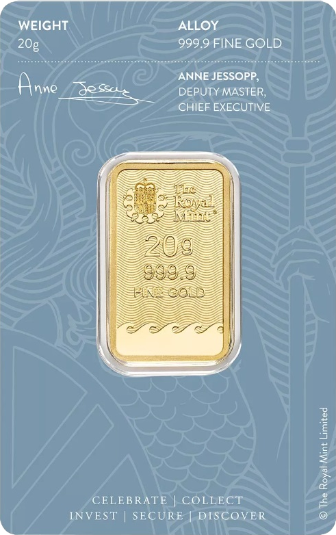 20 g Goldbarren Britannia The Royal Mint