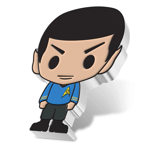Star Trek - Spock 1oz Silver Chibi® Coin