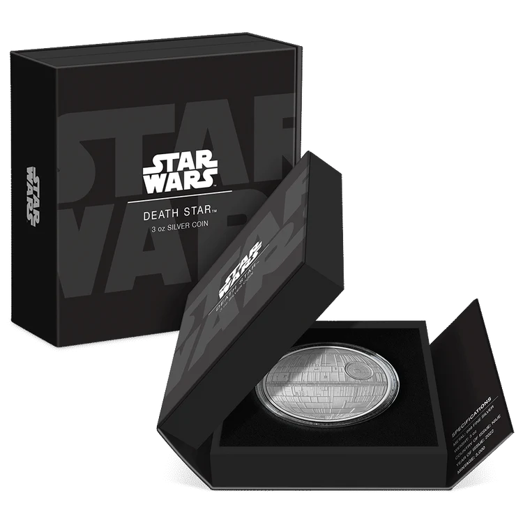 Star Wars™ - Death Star™ 3oz Silver Coin