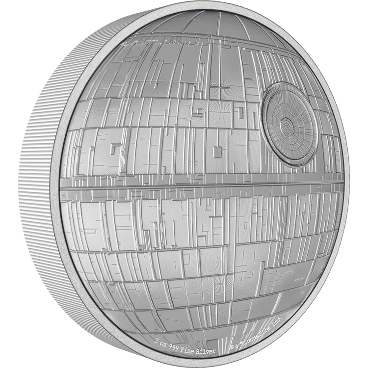 Star Wars™ - Death Star™ 3oz Silver Coin