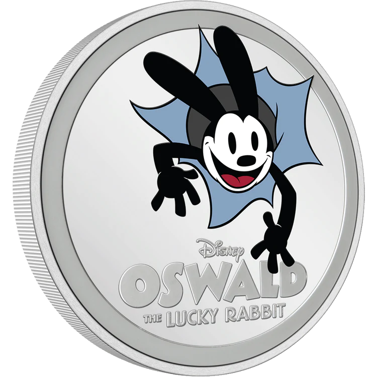 Disney 100 Years of Wonder – Oswald the Lucky Rabbit 1oz Silver Coin