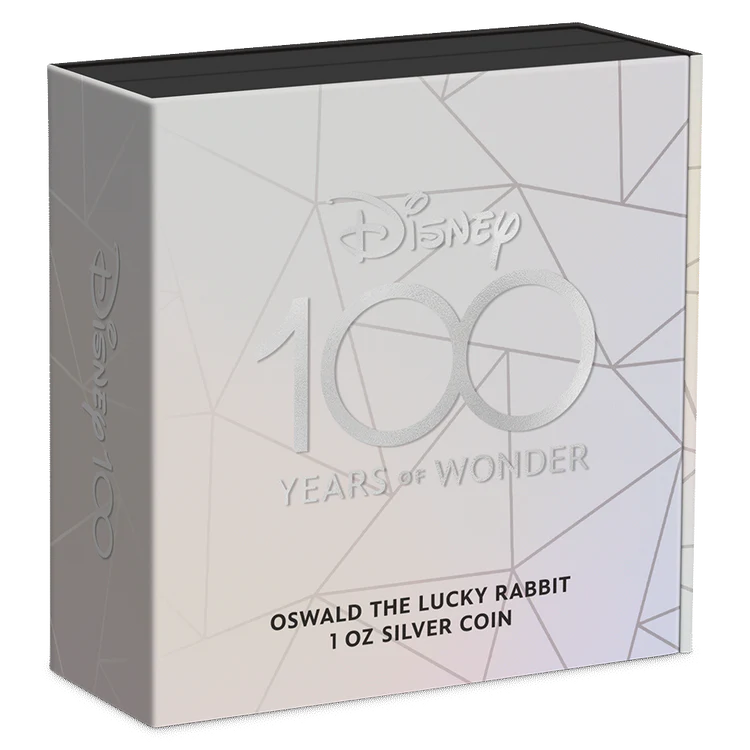 Disney 100 Years of Wonder – Oswald the Lucky Rabbit 1oz Silver Coin