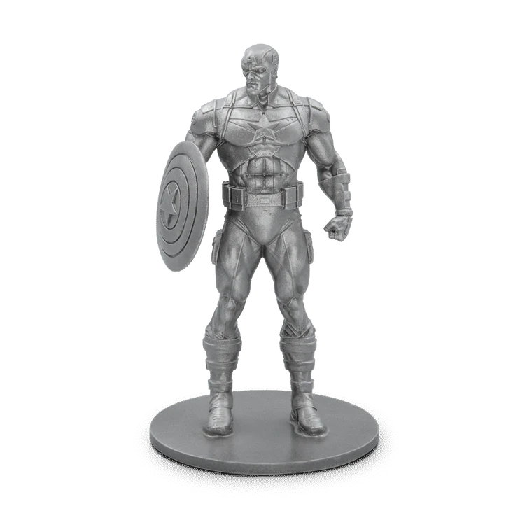 Marvel – Captain America 150g Silver Miniature