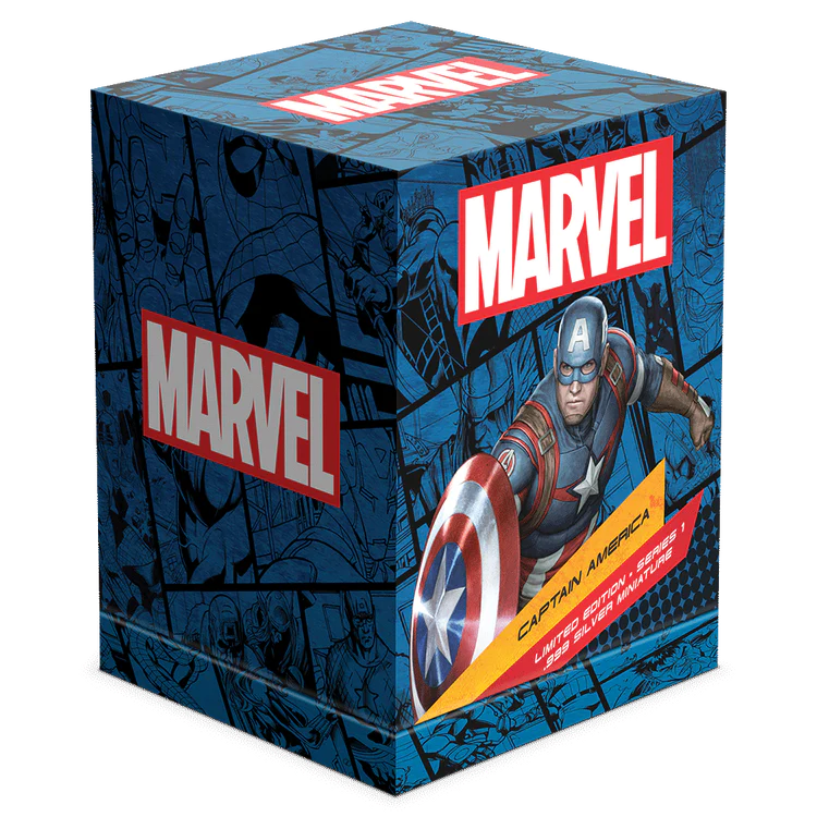 Marvel – Captain America 150g Silver Miniature