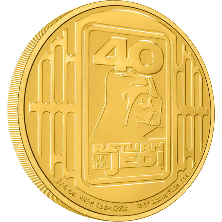 Star Wars: Return of the Jedi™ 40th Anniversary 1/4oz Gold Coin