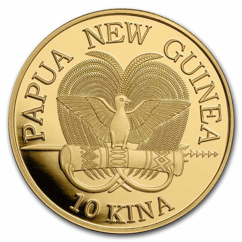 1 oz Gold - Bird Of Paradise - Papua New Guinea 2023  BU