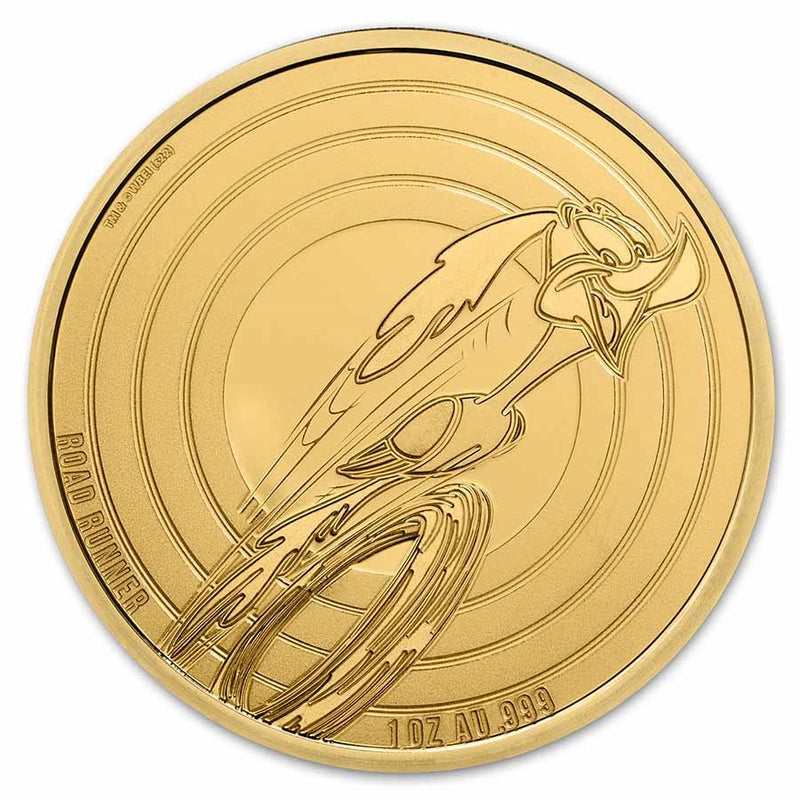 1 oz Gold - Looney Tunes Road Runner - Samoa 2023  BU