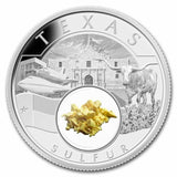 1 oz Silver - Treasures of the U.S. Texas Sulphur - 2024