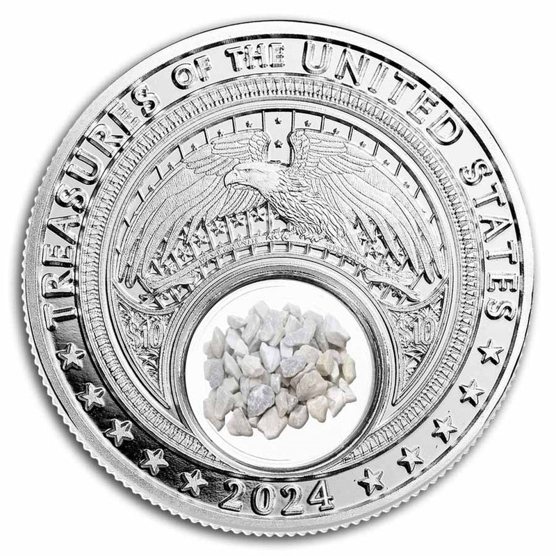 1 oz Silver Treasures of the U.S. - Vermont Marble 2024