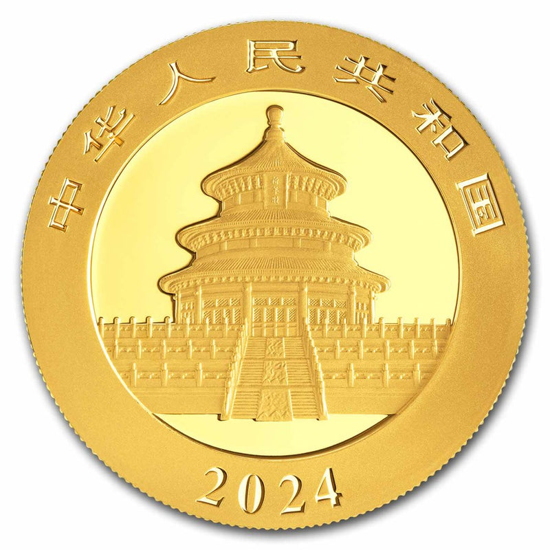 30g Gold China Panda 2024