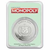 2024 Samoa 1 oz Silver Monopoly Board Space: Go to Jail with TEP